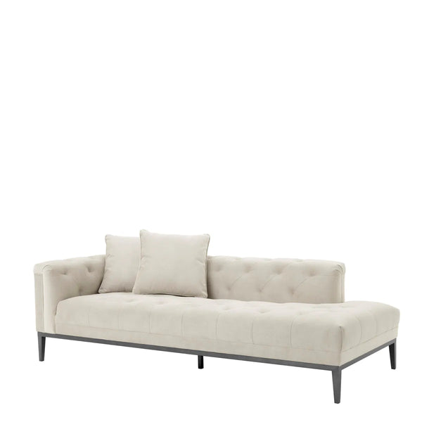 Lounge Sofa Cesare left pebble grey