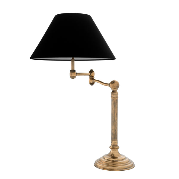 Table Lamp Regis vintage brass finish