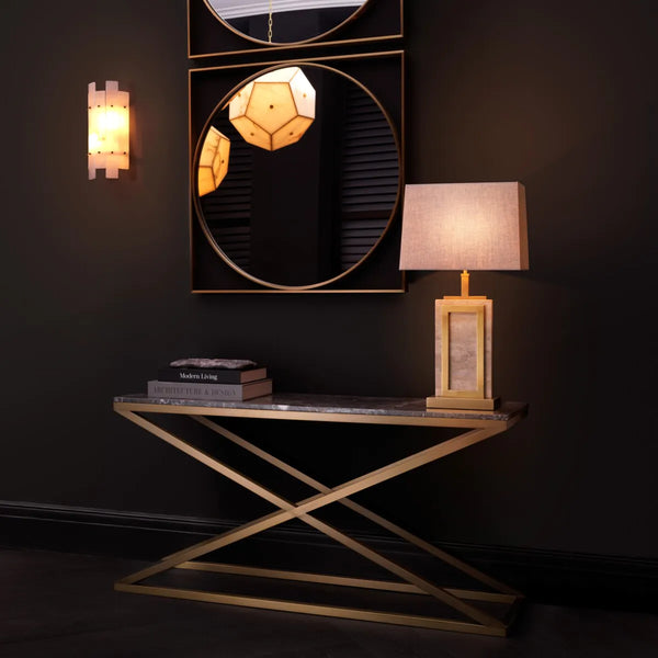 Console Table Criss Cross