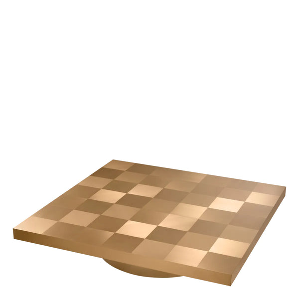 Coffee Table Laporte brushed brass finish
