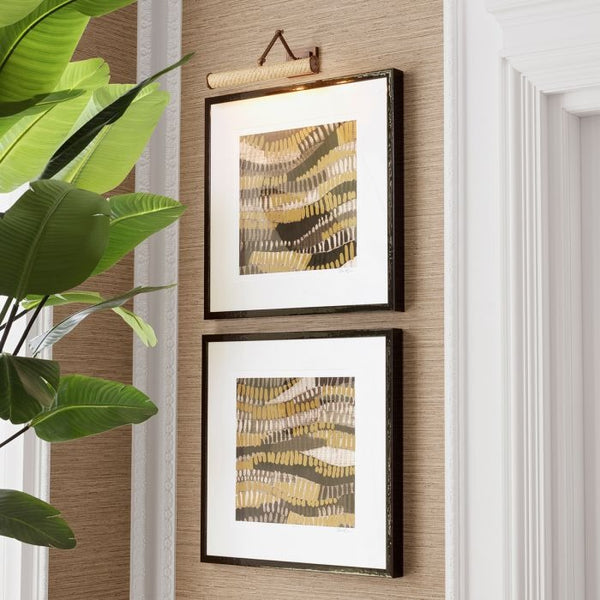 Print Metallic Undulation by June Erica Vess set o