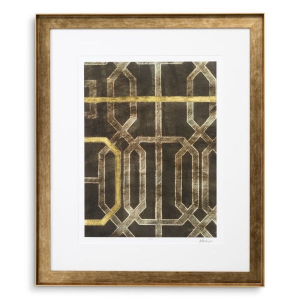 Print Trellis Pattern by Ethan Harper II set of 2