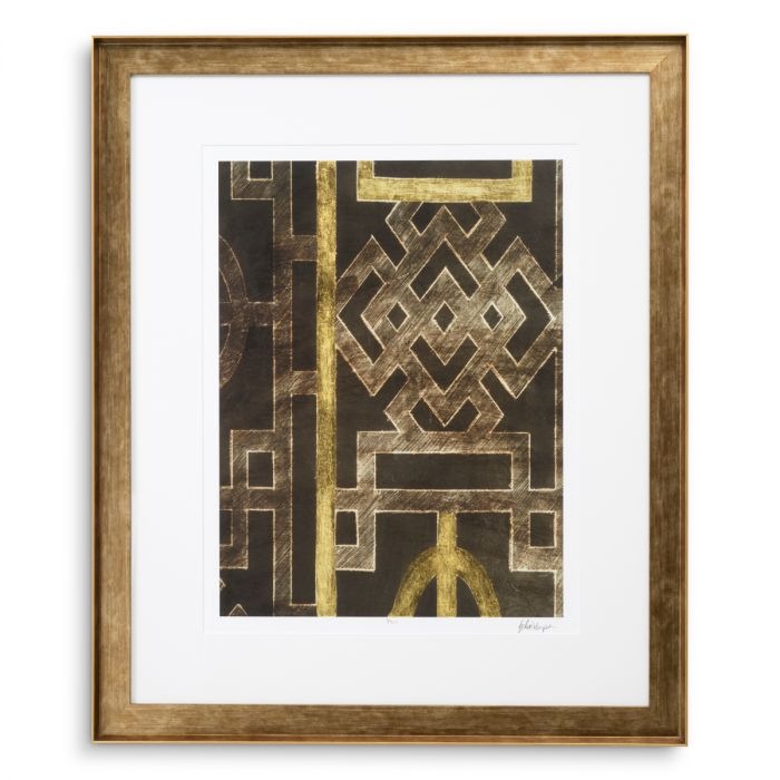 Print Trellis Pattern by Ethan Harper I set of 2
