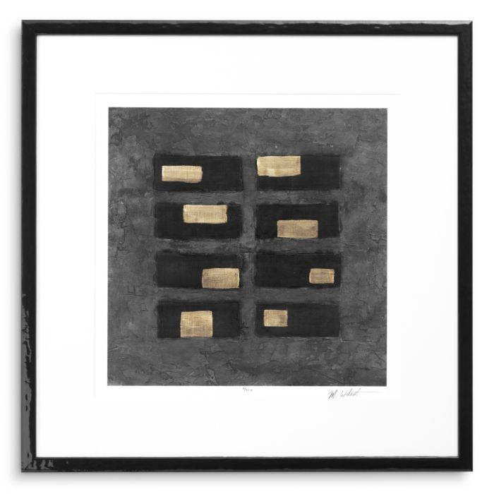 Print Black Squares by Michael Willett set of 2