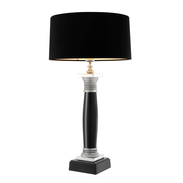 Table Lamp Napoleon black nickel finish