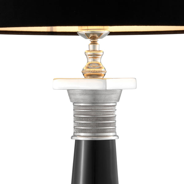 Table Lamp Napoleon black nickel finish