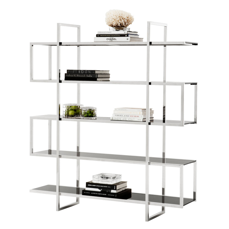Cabinet Soto Polished Stainless Steel