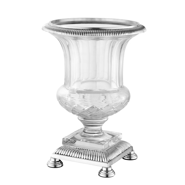 Urn Ephesius silver lacquer finish S