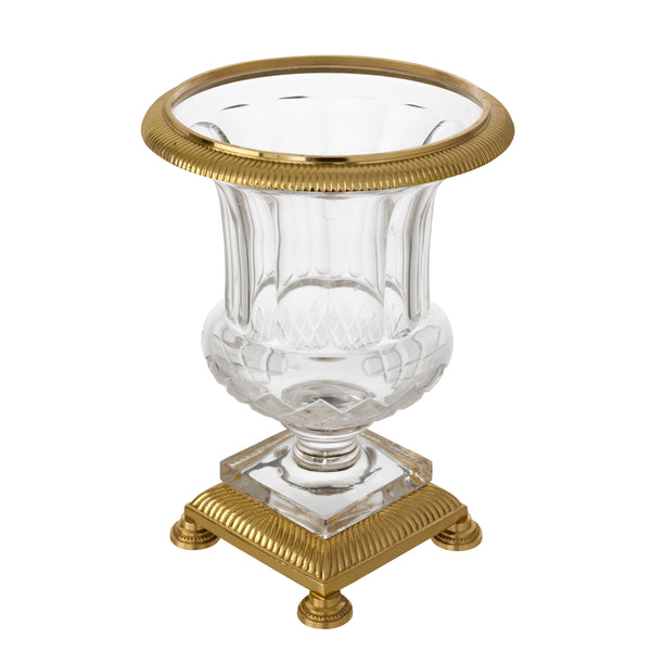 Urn Ephesius polished brass S