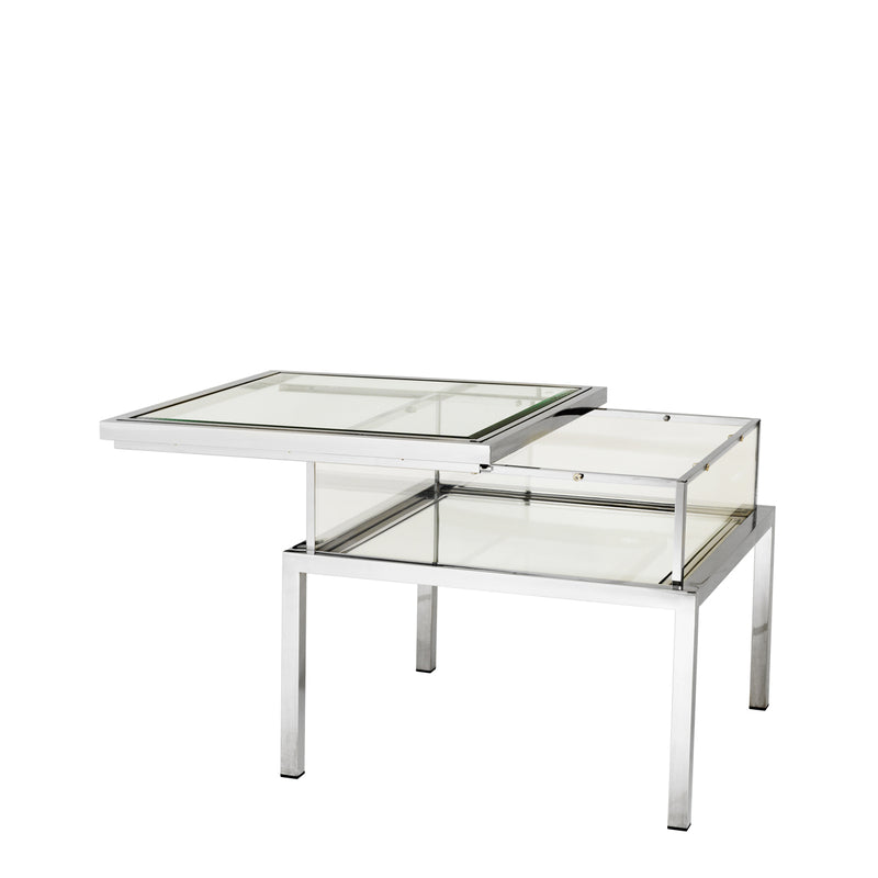 Side Table Harvey Polished Stainless Steel