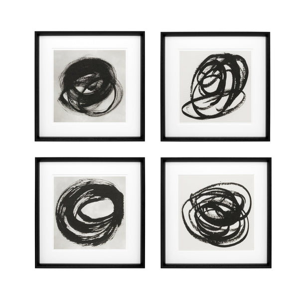 Prints Black & White Collection I Set Of 4