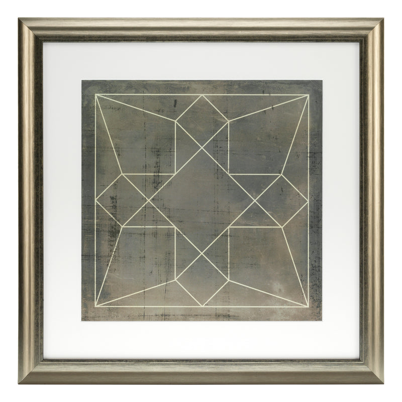 Prints Geometric Blueprints Set Of 6