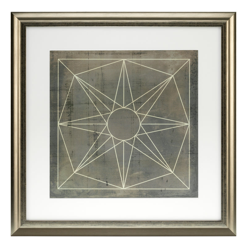 Prints Geometric Blueprints Set Of 6