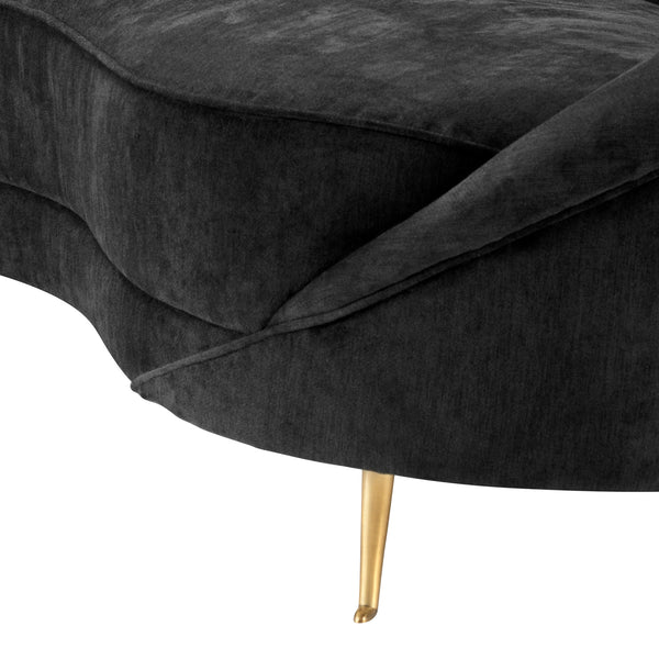 Sofa Provocateur black velvet