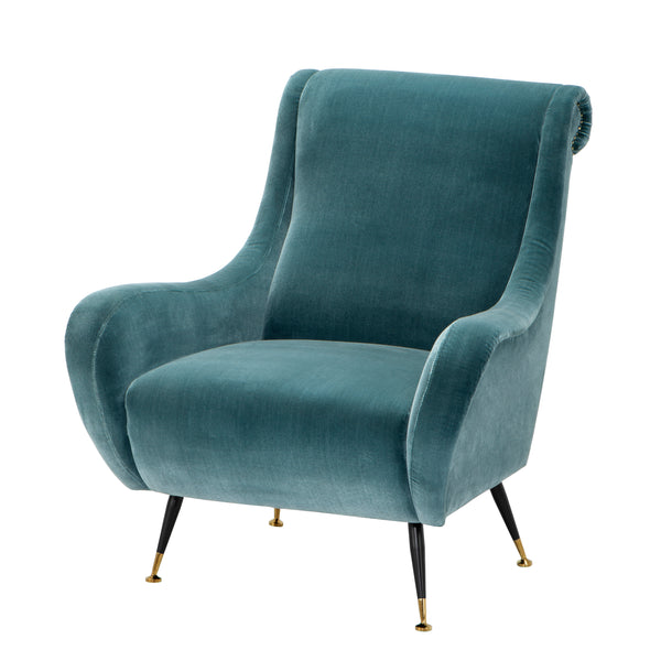 Chair Giardino cameron deep turquoise