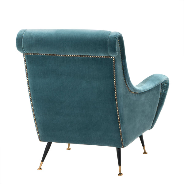 Chair Giardino cameron deep turquoise