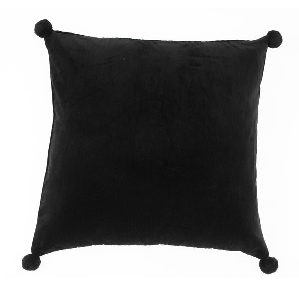 Cushion Lacombe black velvet 60 x 60 cm