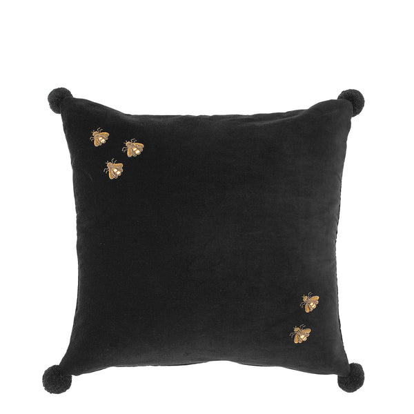Cushion Salgado black velvet 50 x 50 cm