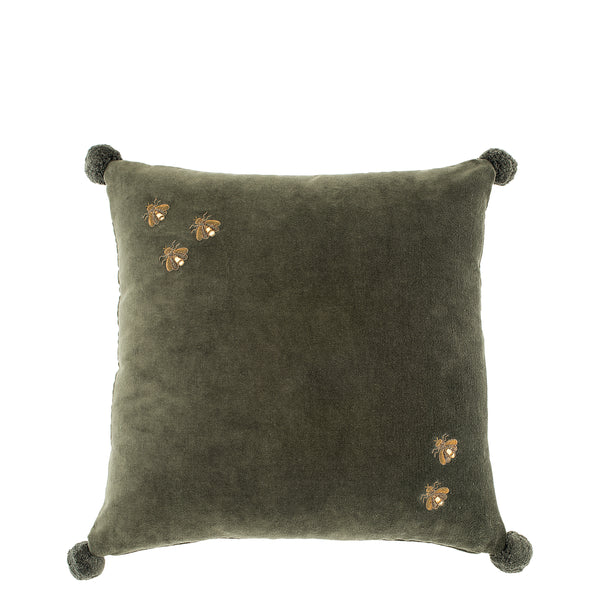 Cushion Salgado green velvet 50 x 50 cm