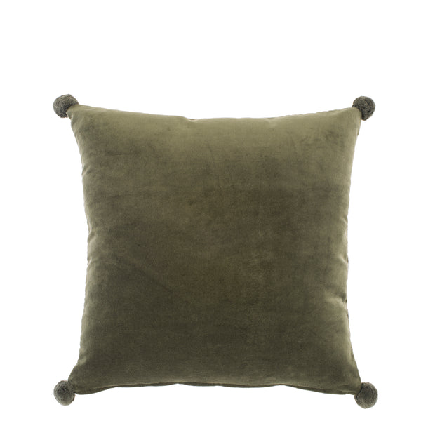 Cushion Salgado green velvet 50 x 50 cm