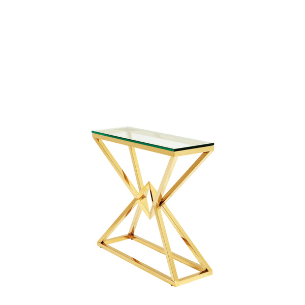 Console Table Connor 90 x 30 x H. 82 cm gold fin