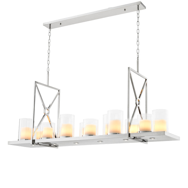 Chandelier Summit polished stainless steel