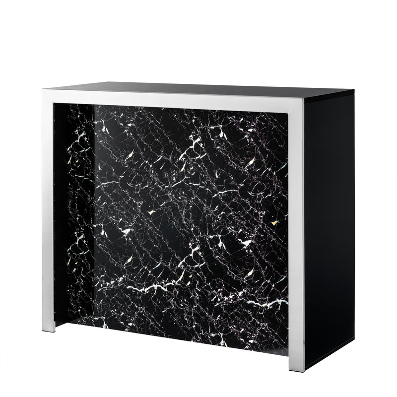 Bar Grimaldi Black Faux Marble