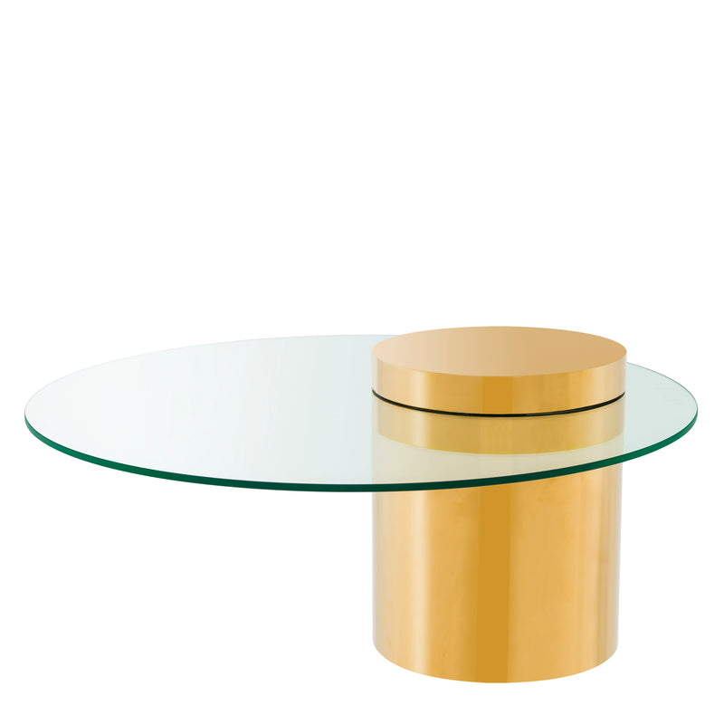 Coffee Table Equilibre Gold Finish