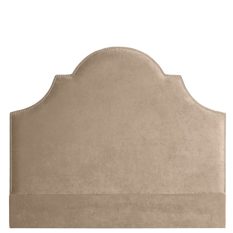 Headboard Nicolette Greige Velvet Eichholtz Amsterdam