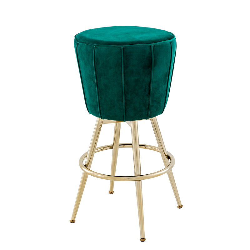 Bar Stool Bolton Green Velvet
