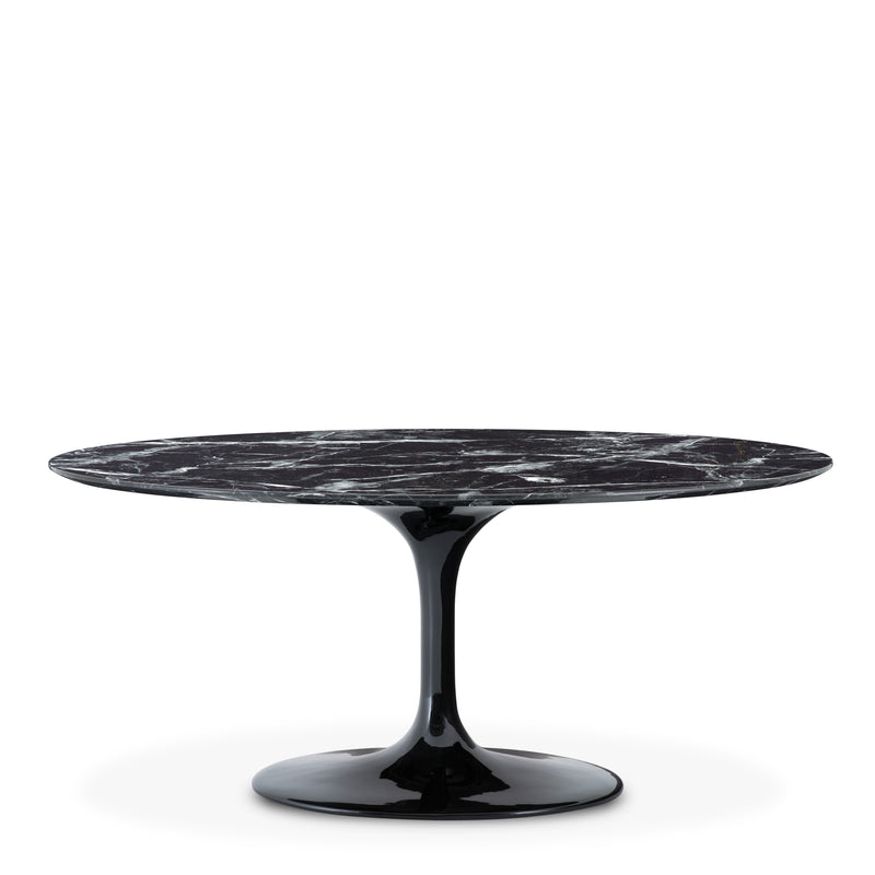 Dining Table Solo Black Faux Marble