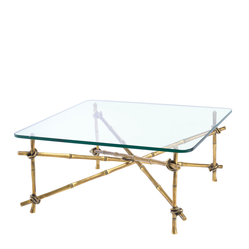 Coffee Table Kahala Vintage Brass Finish