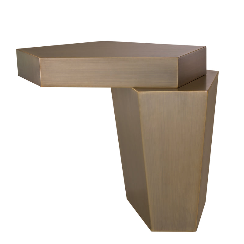 Coffee Table Calabasas Brushed Brass Finish H. 60