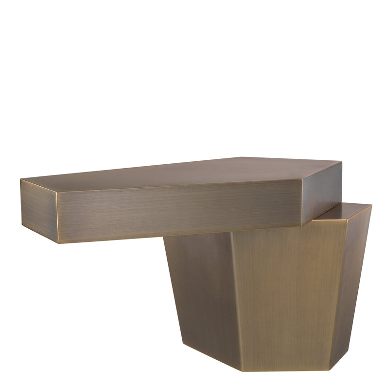 Coffee Table Calabasas Brushed Brass Finish H. 45