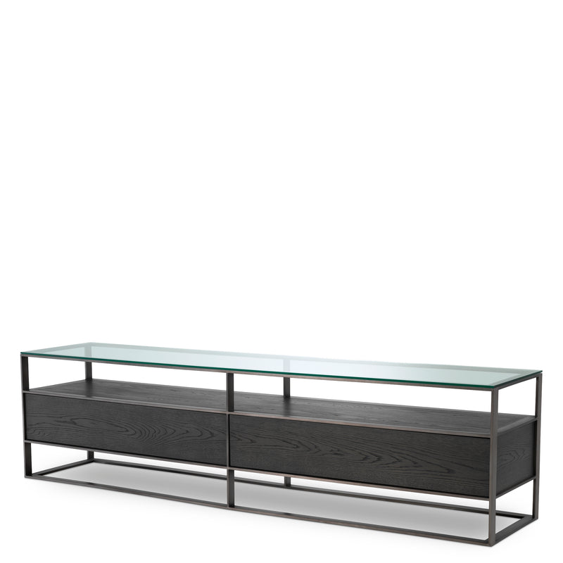 Tv Cabinet Wagner Mocha Crown Oak Veneer