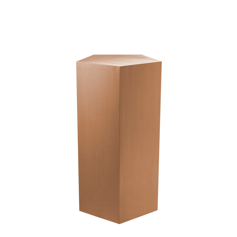 Column Meissner Brushed Copper Finish H. 80 Cm