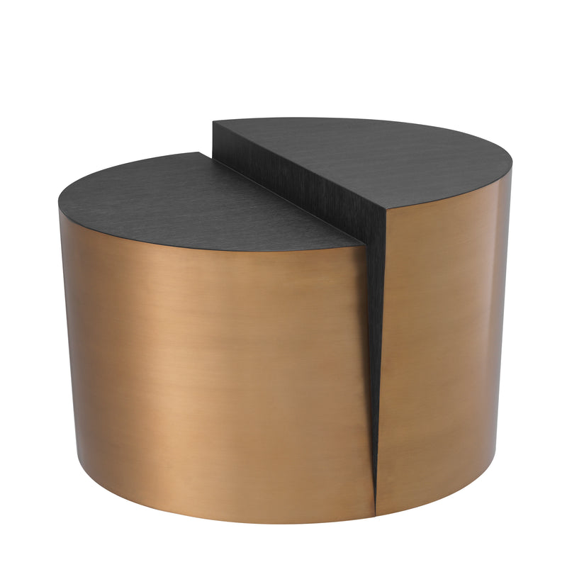 Side Table Riviera Charcoal Grey Oak Veneer Br Bra