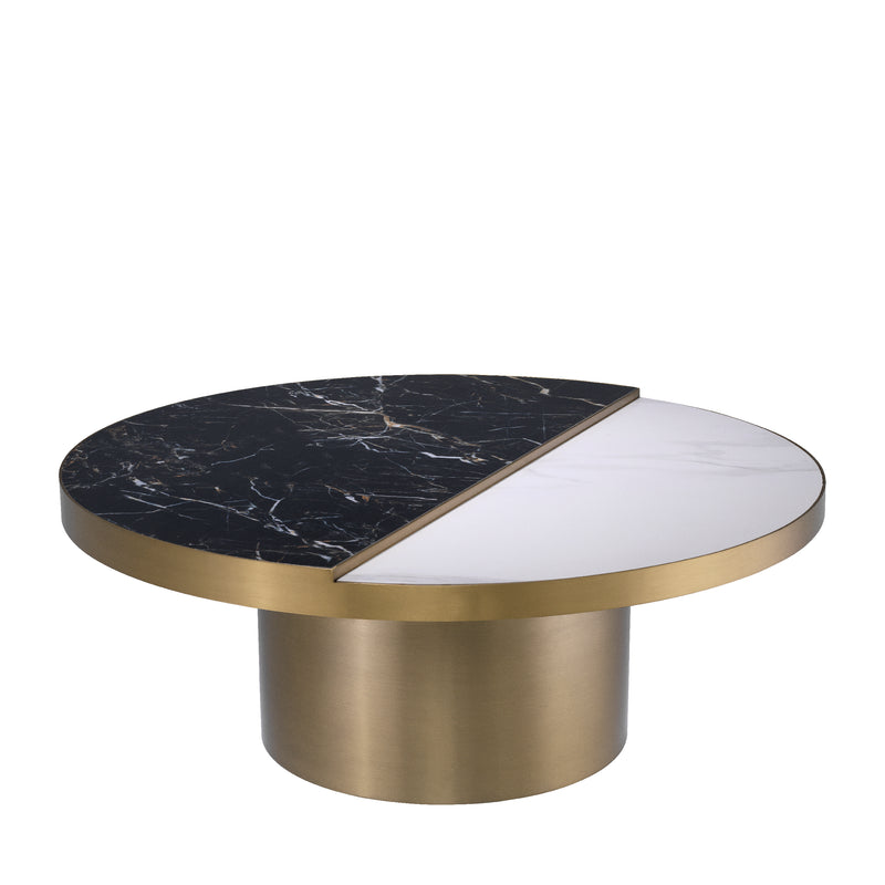 Coffee Table Excelsior Brushed Brass Finish