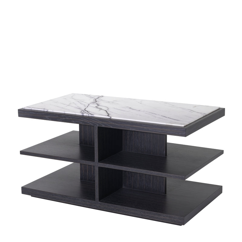 Side Table Miguel Charcoal Grey Oak Veneer