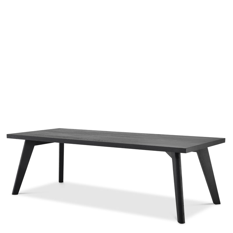 Dining Table Biot 240 X 100 Cm Black Oak