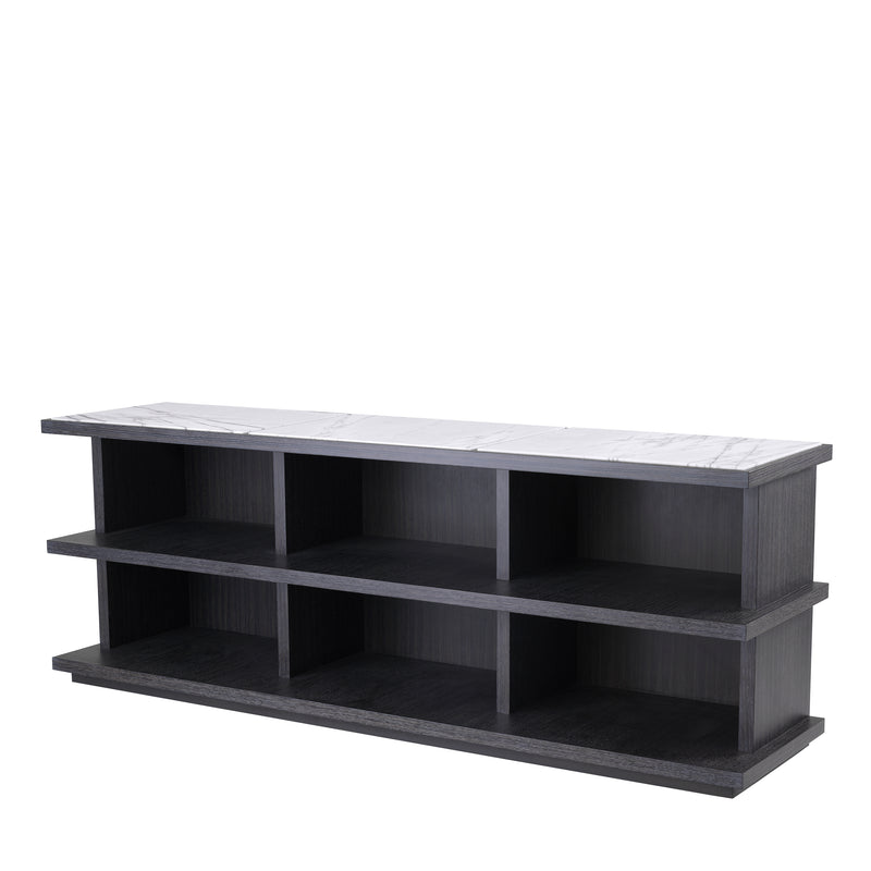 Cabinet Miguel L Charcoal Grey Oak Veneer