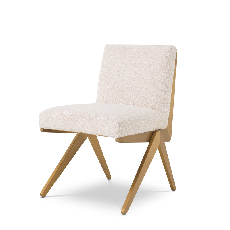 Dining Chair Fico Boucle Cream