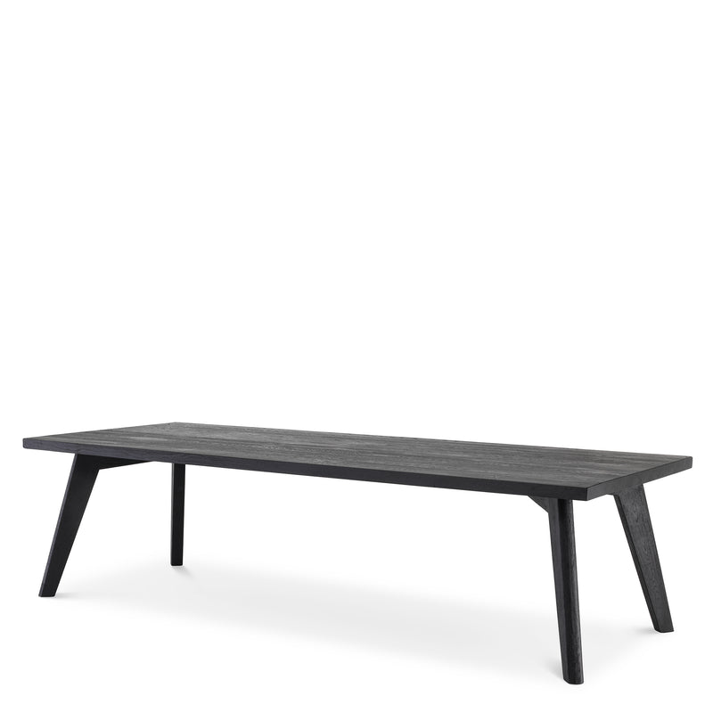 Dining Table Biot 280 X 110 Cm Black Oak
