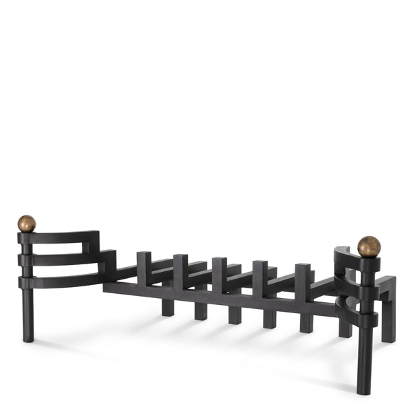 Andiron Artesia Vintage Brass Finish