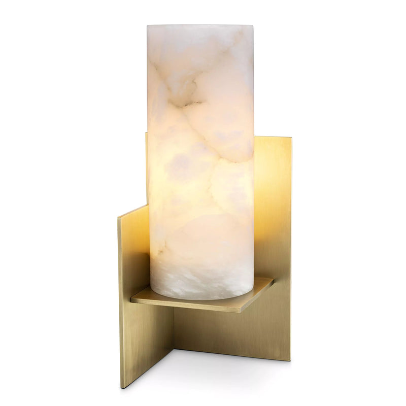 Table Lamp Frisco Antique Brass Finish