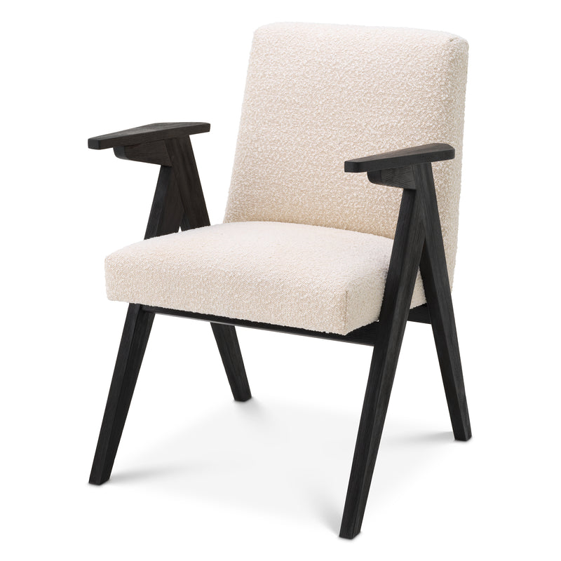 Dining Chair Bobo Boucle Cream