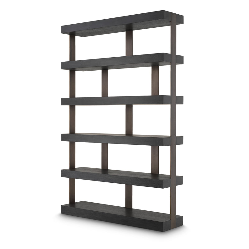 Cabinet Dalmar Charcoal Grey Oak Veneer
