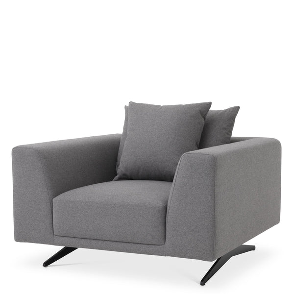 Chair Endless Grey Wool Blend