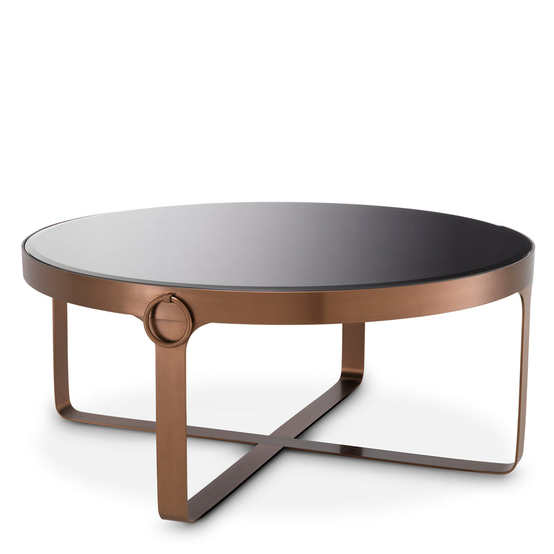 Coffee Table Clooney Brushed Copper Finish