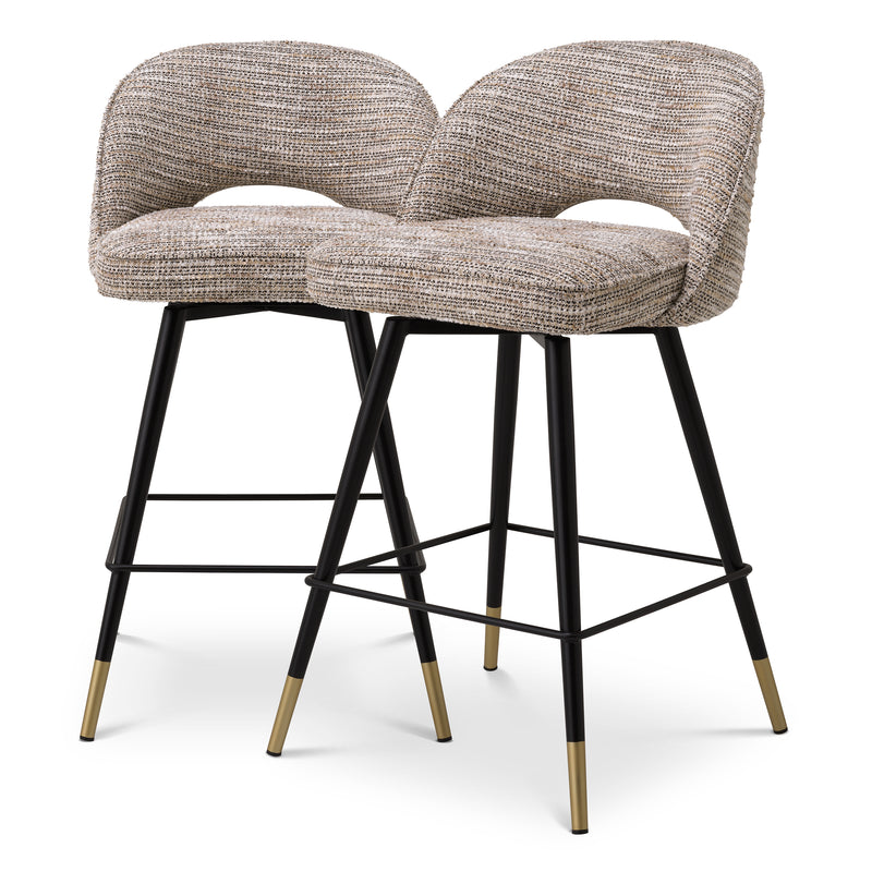 Counter Stool Cliff Mademoiselle Beige Set Of 2